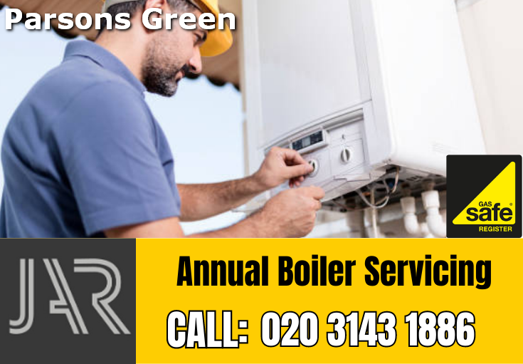 annual boiler servicing Parsons Green